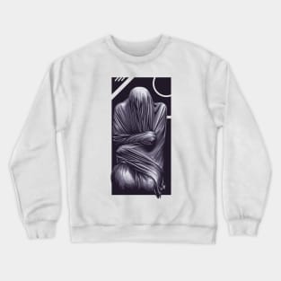 dark aesthetic illustration Crewneck Sweatshirt